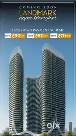 1BHK FLAT FOR SALE  JUST  30 LAKH * ON NH46 G+36 STORY TOWER