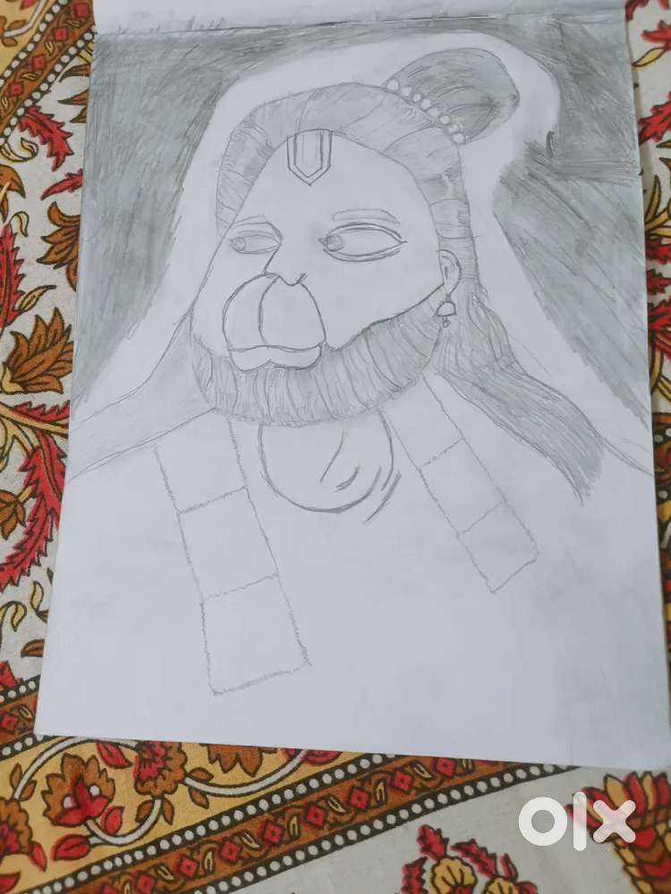 This is hanuman ji drawing  based in lowest price