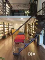 Shop with mezzanine done and 1 attached washroom for rent.