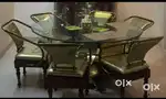 Brass dining table 6 seater