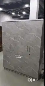 Sc Furniture 4 Door Almirah In Grey
