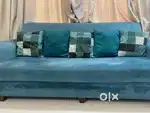Full Size 3x2 teel blue Sofa