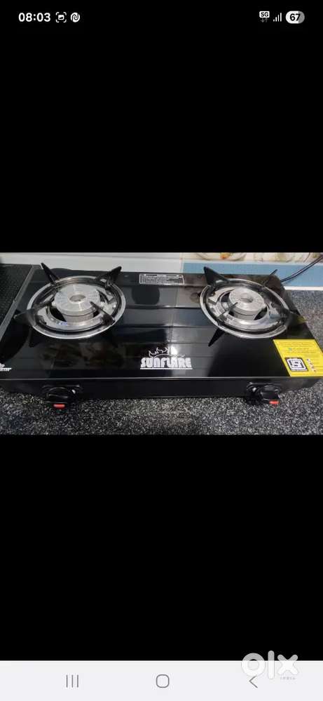 Sunflare 2 burner manual gas stove