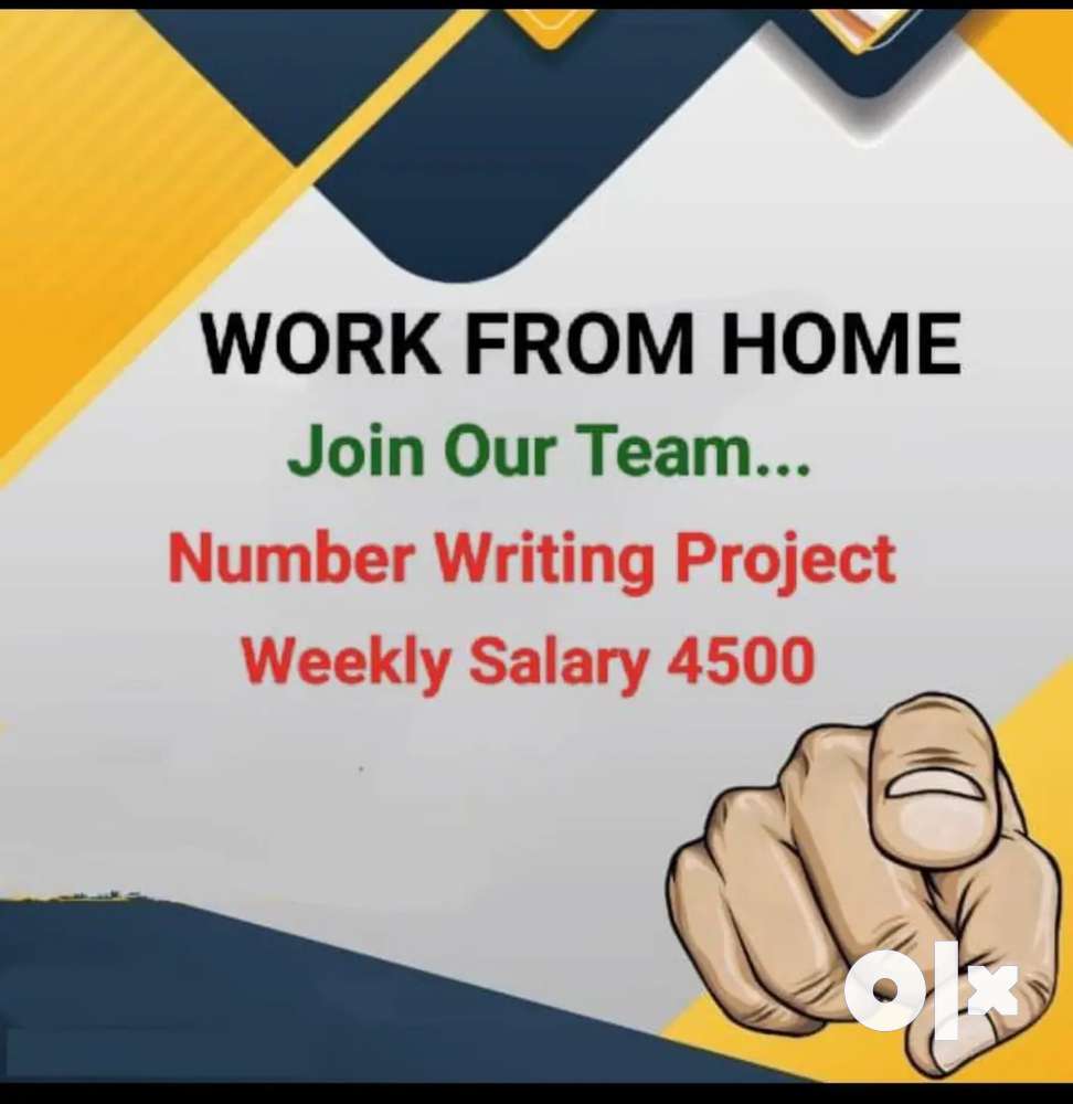 Work from home writting job