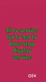 All problem LED TV  oled QLED Service DOOR STEP