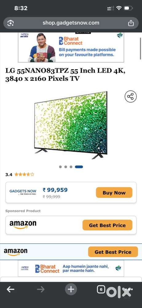 LG 55NANO83TPZ 55inch