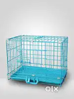 Dog Cage Double Door With Removable Tray