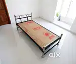 STEEL COT BED SALE NEW OFFER SINGLE DOUBLE BED QUEEN SIZE  52122