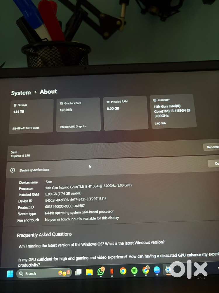 Dell - Inspiron 15 3511