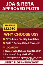 Gatted township plots JDA approved