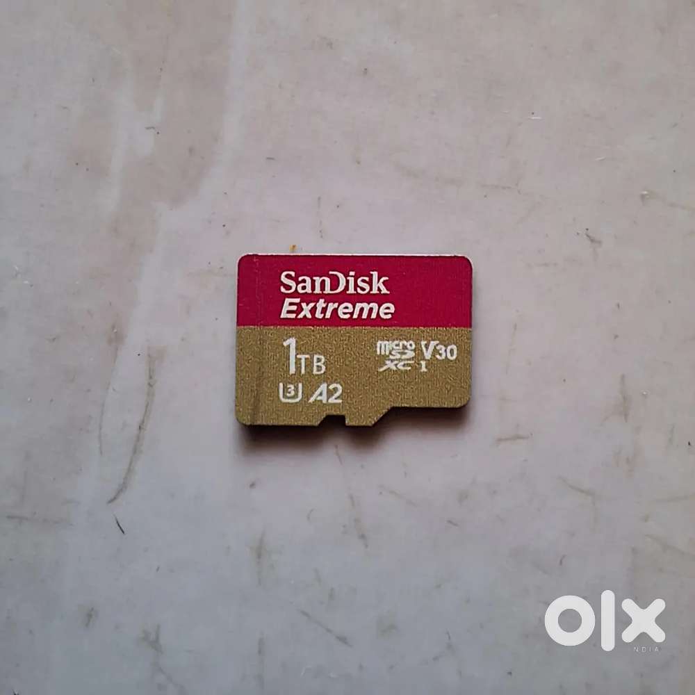 Sandisk extreme 1TB SD card A2 v30 memory card, 10 years warranty