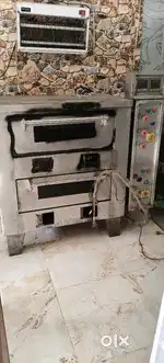 2 deck heavy duty bakery oven for sale . Gas