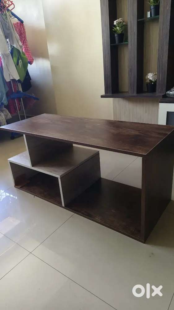 Brown Wooden Coffee Table