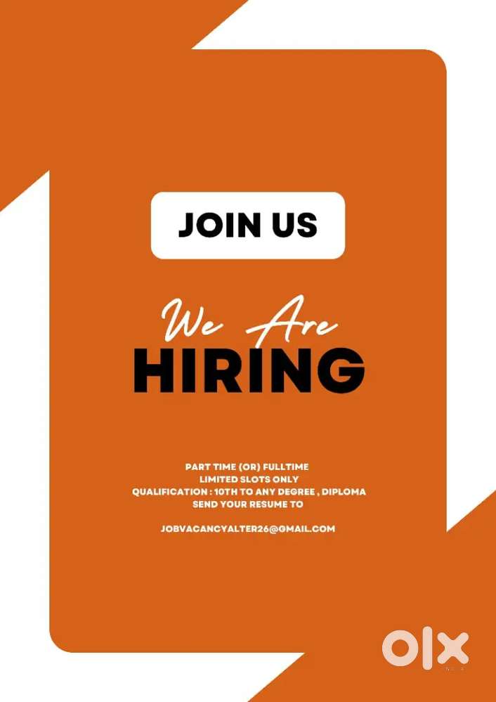 Job Hiring for fresher