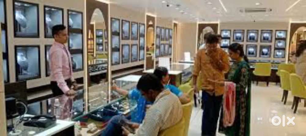 REQUIREMENT FOR JEWELLERY SHOWROOM APPLY NOW.