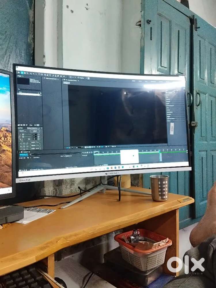 32 inch curved monitor Zebronics only 2 days old