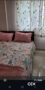 Queen bed, engineered wood