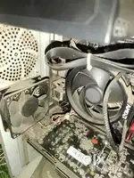 Gaming pc with monitor