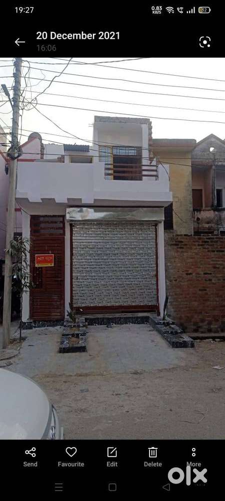 Ground Flor Office  with Godown  & First Floor One Bhk Residentdential