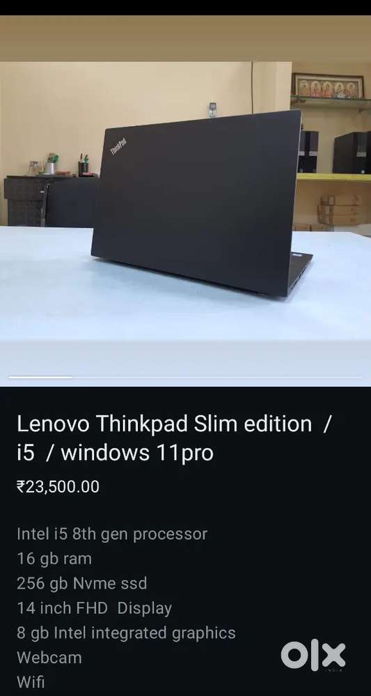 Lenovo i5 thinkslip