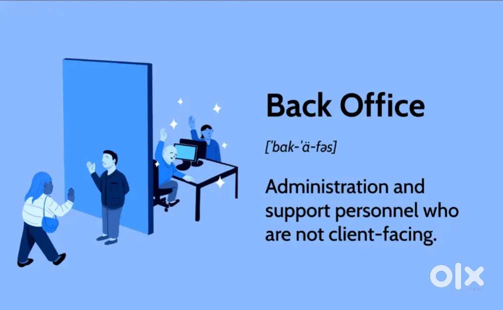 Back office work from home and office