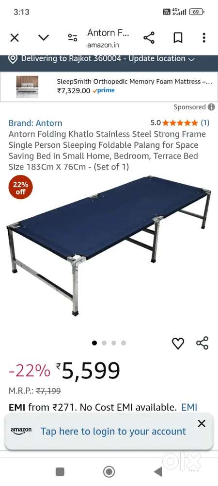 Stendlesh steel no palang tadan nvo