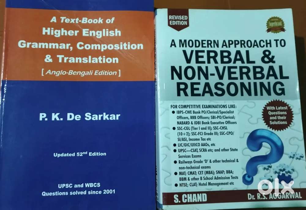 Reasoning and English Book for SSC, Banks and others.
