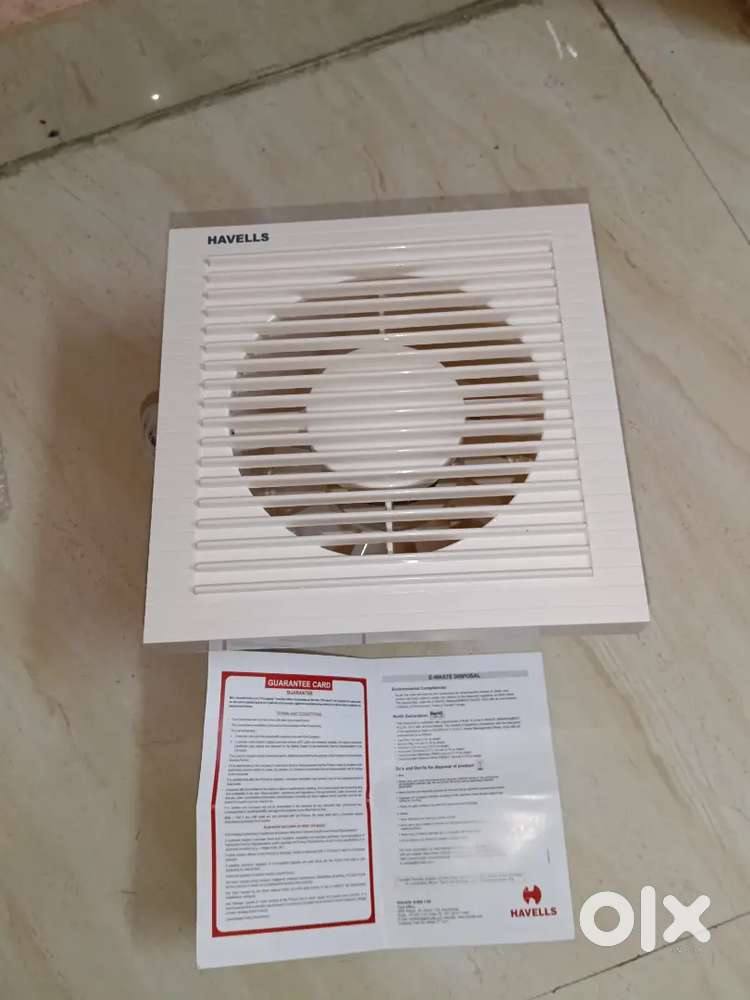 New HAVELLS small fan 8 inch with 2 years gurrenty