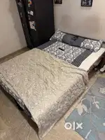 Ikea Metal Bed frame with Mattress