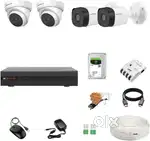 CCTV CAMERA 4 CHANNEL SETUP CP PLUS WITH INSTALLATION AND SERVICE