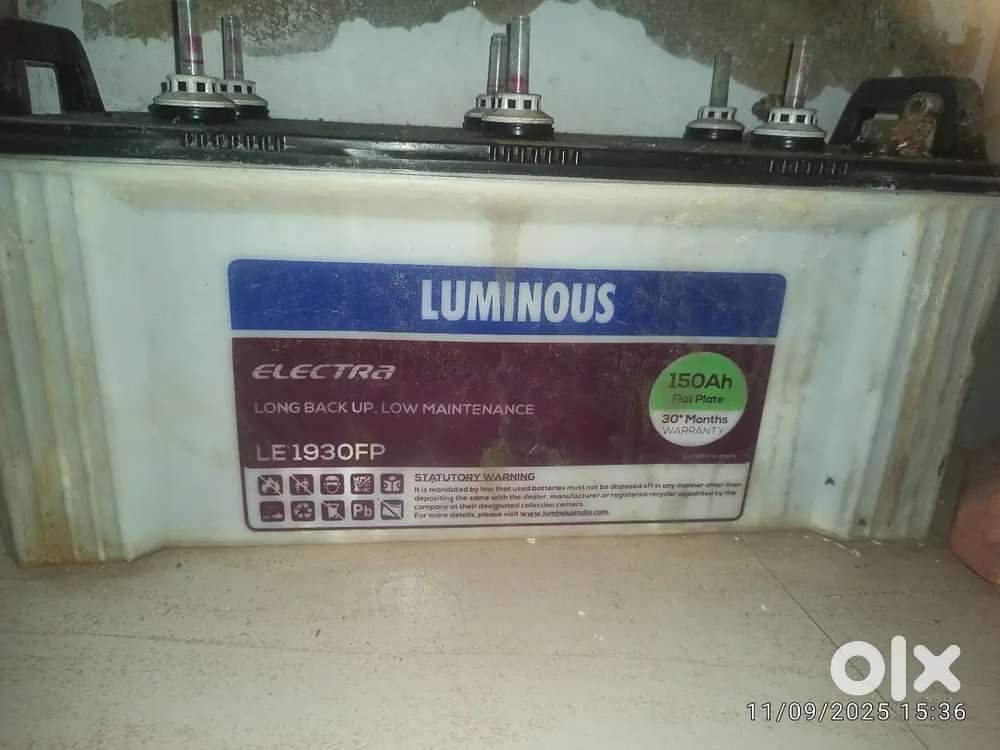 Inverter with battery