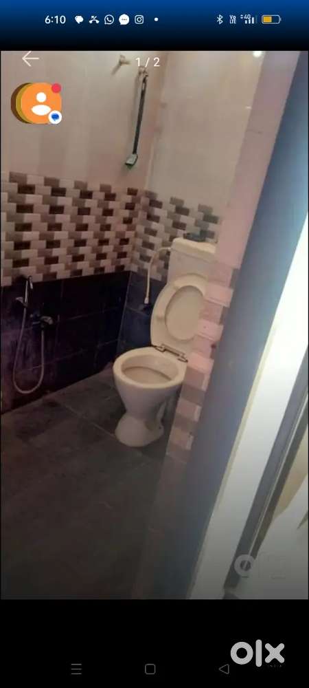 Single room paying guest accommodation for boys with attach washroom