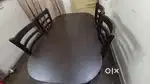 Teak wood dining table