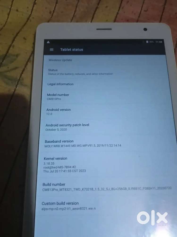 Android version 12.0cm813pro 5g