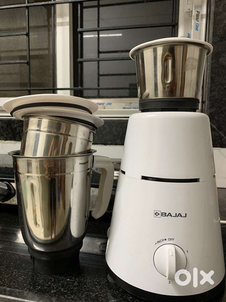 Complete kitchen setup - mixer, stove, utensils, dinner set, bowls etc