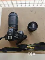 NIKON D 5600 with 18-55 Kit lens + 70-300 Telephoto lens