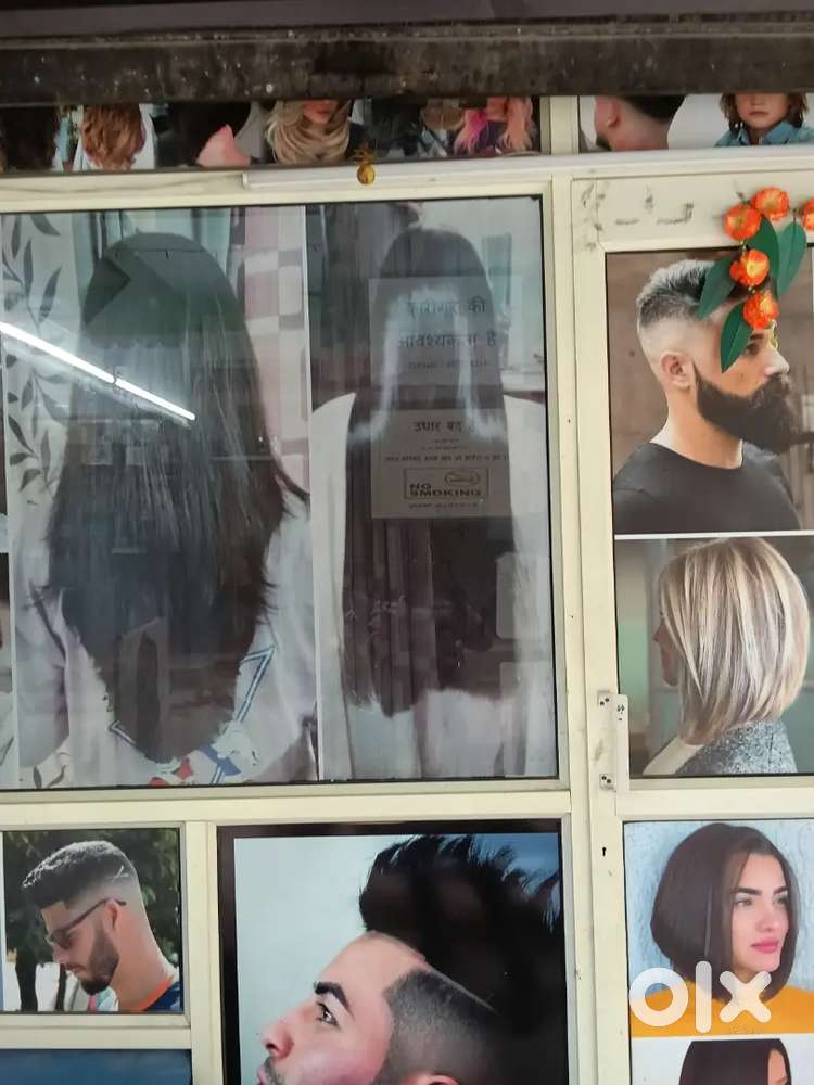 Need hair dresser  for man salon for 50% commision