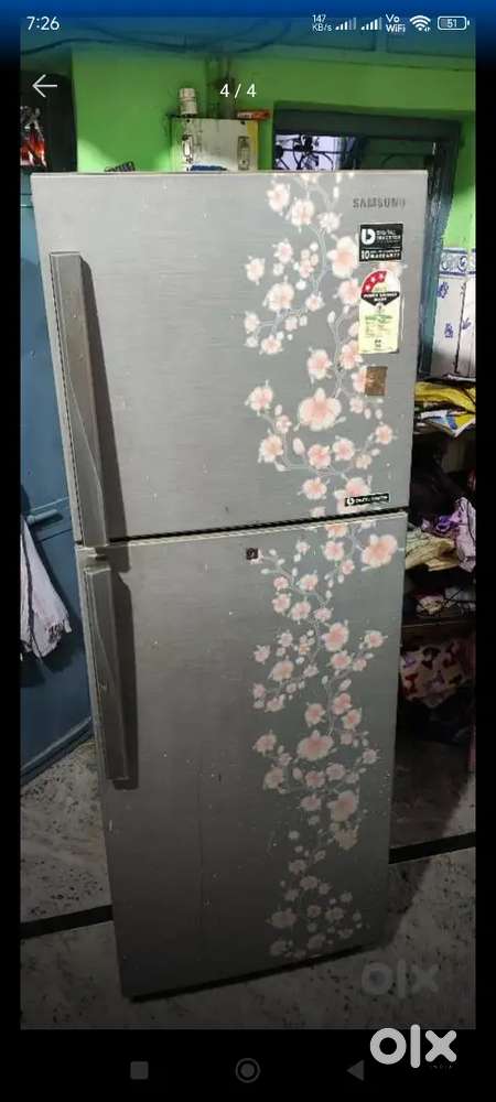 Samsung fridge double door 253 liter