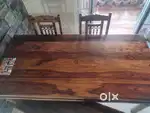 Premium Sheesham Wood Dining Table Set – Like New, 9 Months Old