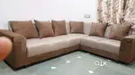 Elegant 6-Seater Sofa with Plush Pillows – Comfort Meets Style