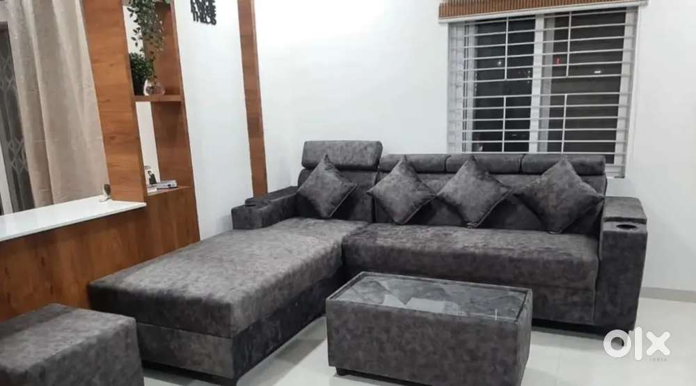 3 seater sofa with longer and designing handle and comfortable headres