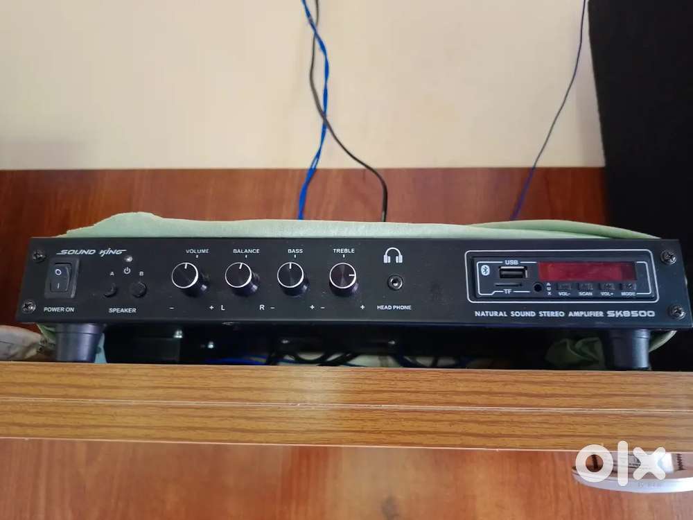 Amplifier with speaker