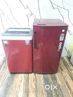 Godrej flower model refrigerator and Panasonic washing machine*/*