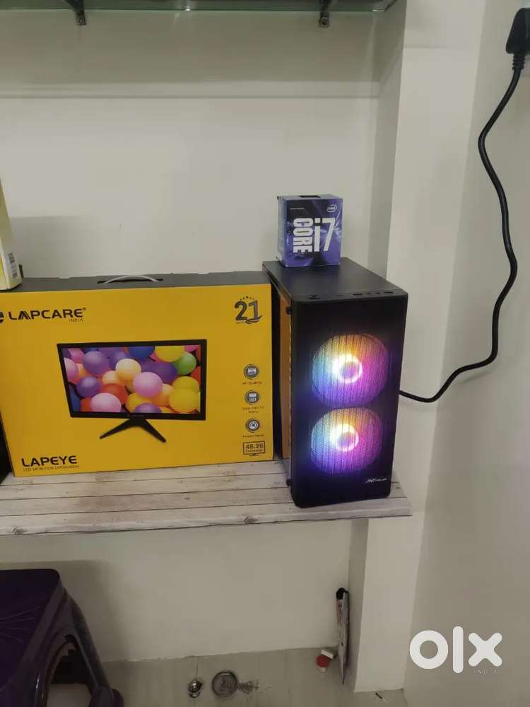 Computer, laptop, printer and cctv available