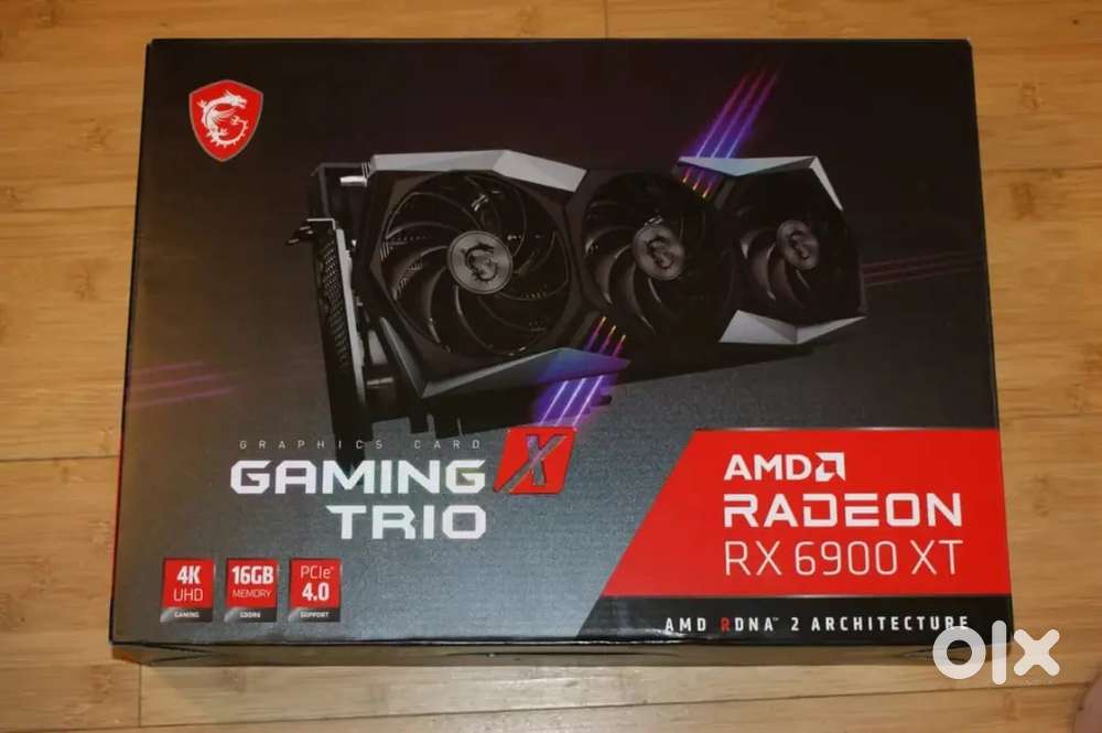 Used MSI AMD RADEON RX 6900XT GAMING TRIO NEW 16GB GDDR6.