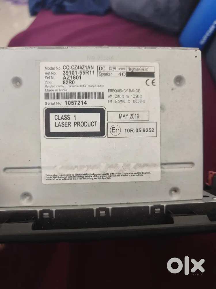 Maruti car stereo Bluetooth