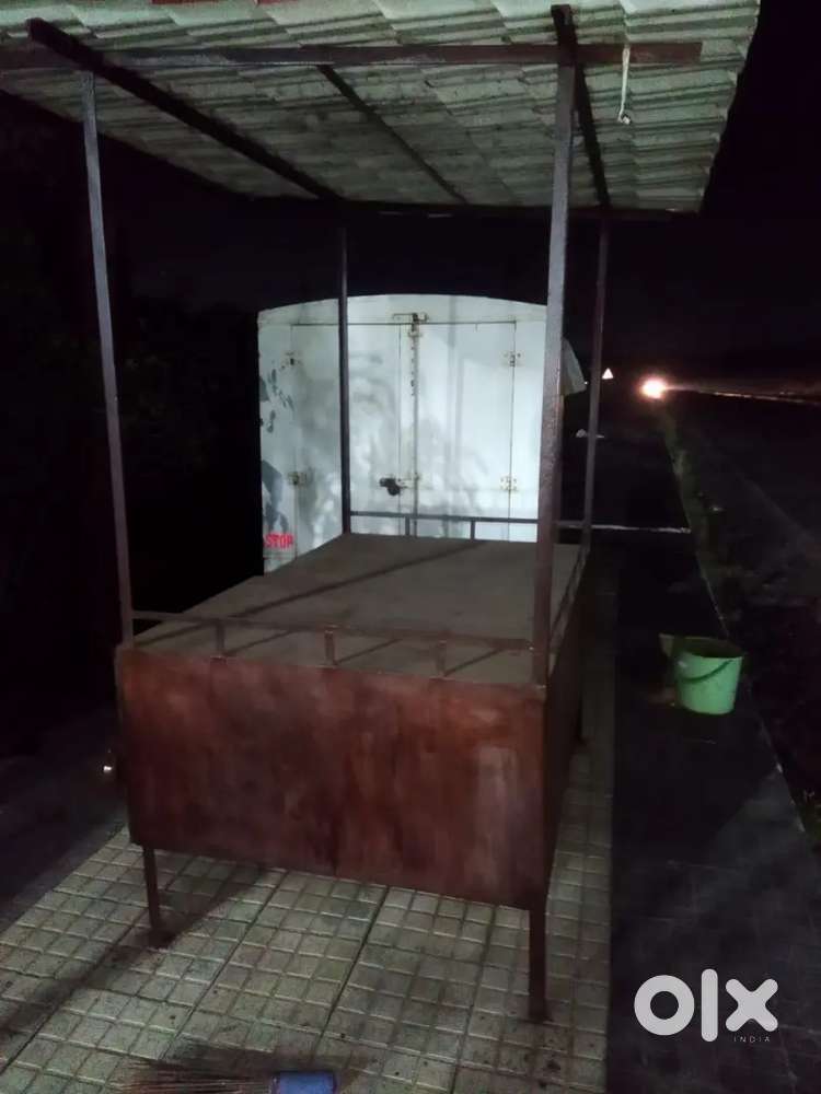 A Container and Momo stall ready to sale