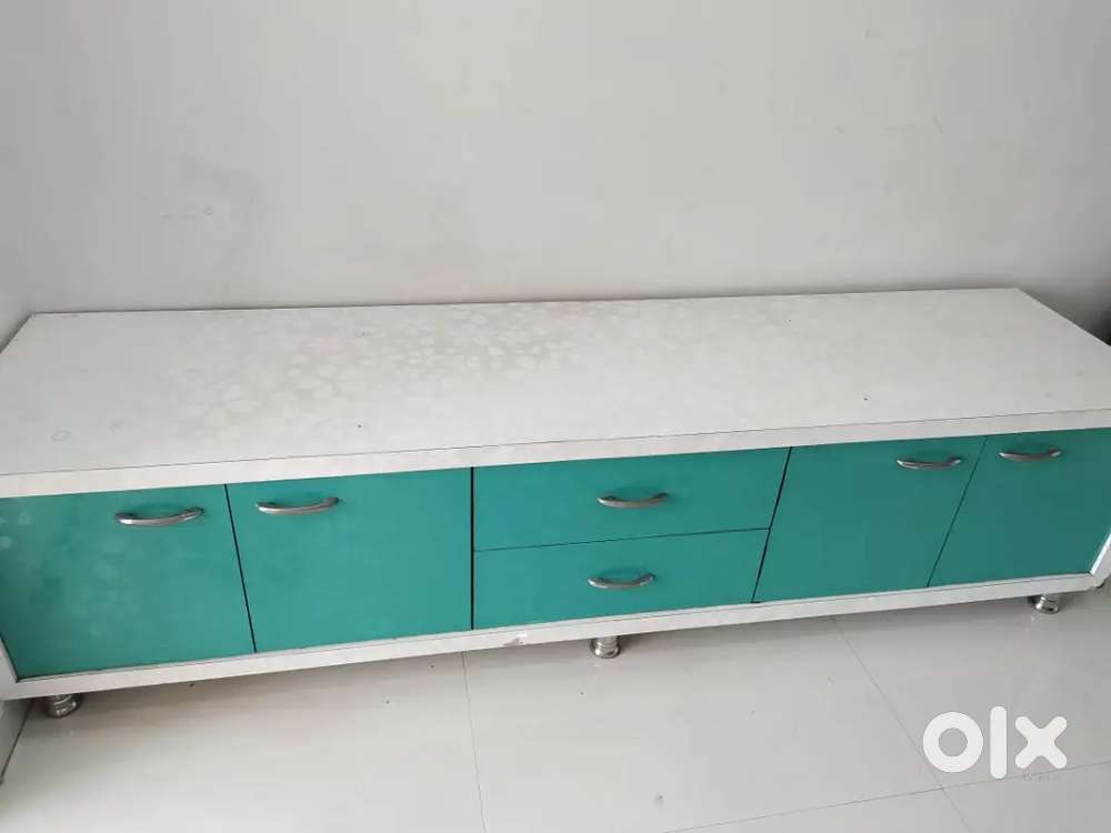 Wodden storage cabinet and Lg Microwave