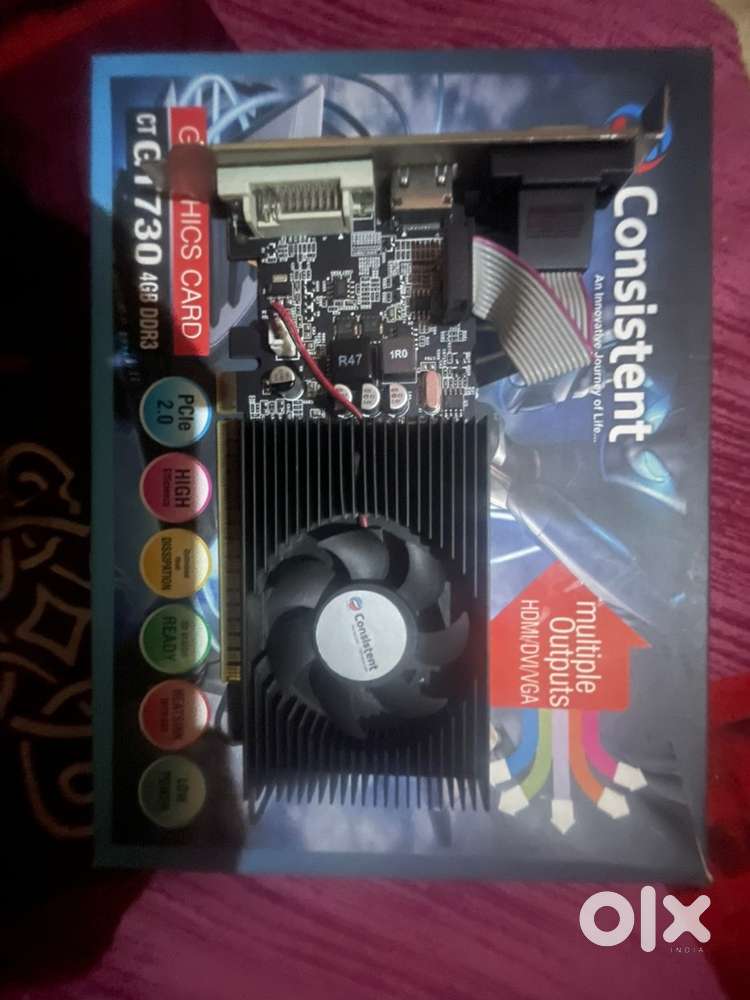 Geforce gt730 4gb ddr3 graphics card in new condition with box