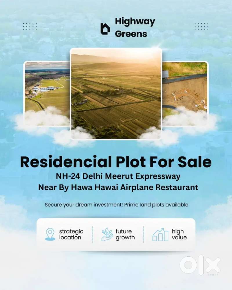 Premium plots on NH-24 opposite Hawa hawai restaurant